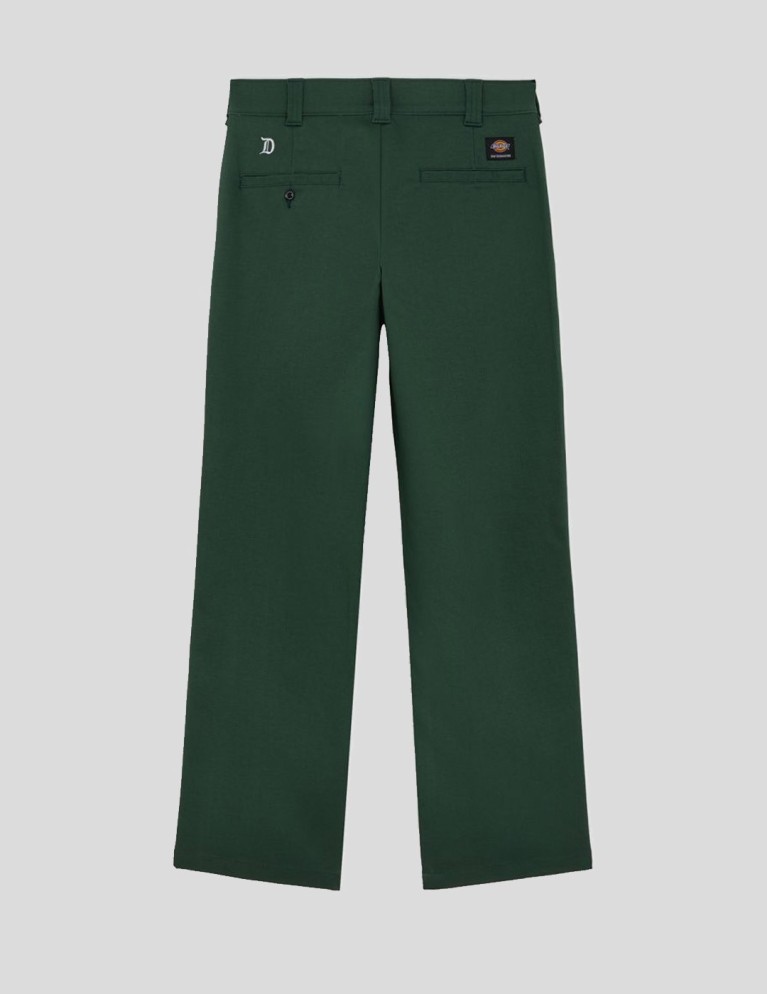 Colaborações DICKIES x guy mariano pant pine needle green